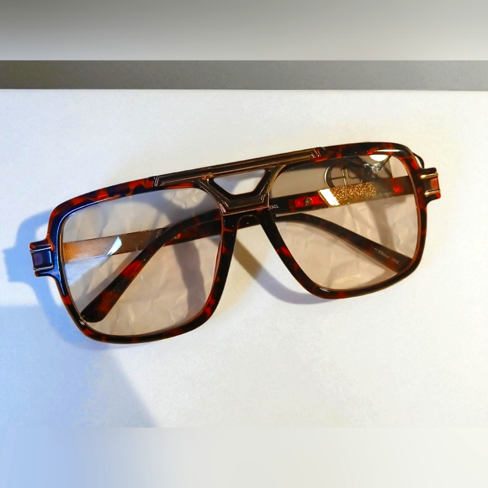 Mens vintage style Mock cazal Glasses New